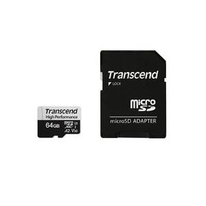 SDXC TRANSCEND MICRO 64GB 330S, 100/80MB/s, C10, UHS-I Speed Class 3 (U3), V30