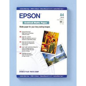 PAPIR EPSON A4, 50L ARCHIVAL MATTE