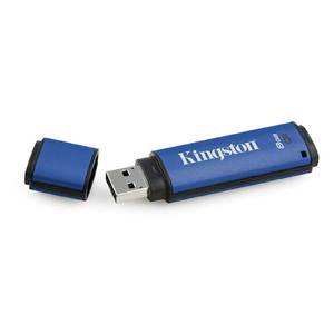 USB DISK KINGSTON 8GB DT Vault Privacy 30, 3.0, moder, strojna zaščita