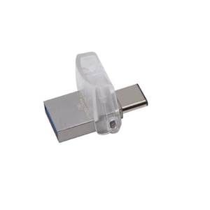 USB C & USB DISK KINGSTON 32GB DT MICRODUO 3C, 3.1/3.0, srebrn, kovinski