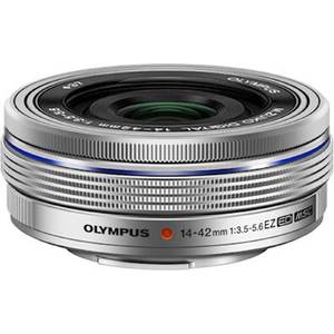Objektiv Olympus 14-42mm 1:3.5-5. EZ pancake zoom srebrn