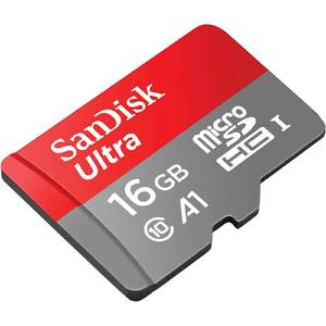 SDHC SANDISK MICRO 16GB ULTRA MOBILE, 98MB/s, UHS-I C10, A1, adapter