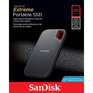SSD SANDISK prenosni EXTREME  250GB, 550 MB/s, USB 3.1