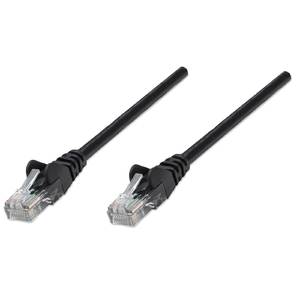 Mrežni kabel Intellinet 0,5 m Cat5e, CCA, Črn
