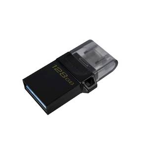 micro USB & USB DISK Kingston 128GB DT microDuo G2, 3.2 Gen1, OTG, plastičen s pokrovčkom