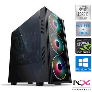 "Namizni računalnik PCX EXACT GAMER 5.1 i5 10400F/16GB/SSD500/2TB/GTX1660-SUPER-6GB/Win 10 "