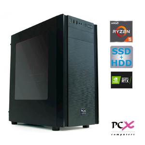 "Namizni računalnik PCX EXTIAN R5 3600X/16GB/SSD500/HDD 1TB/RTX 3060 "