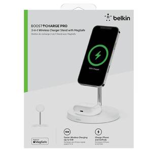 Belkin 2 v 1 brezžični polnilec MagSafe